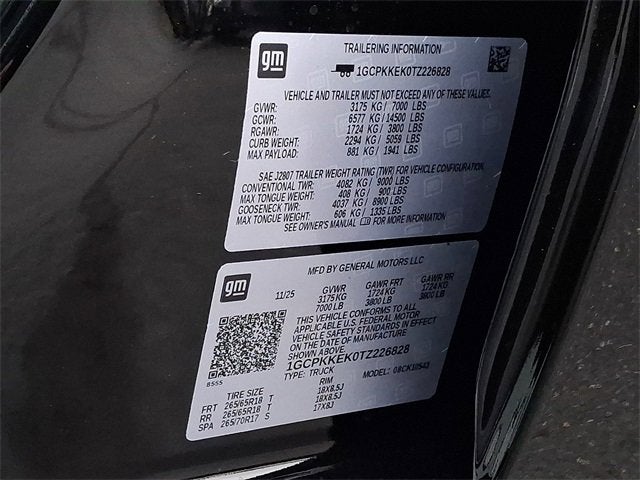 2026 Chevrolet Silverado 1500 LT (2FL)