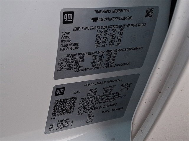 2026 Chevrolet Silverado 1500 LT (2FL)