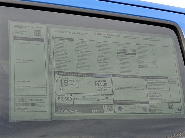 2026 Chevrolet Colorado Trail Boss