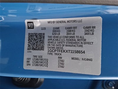 2026 Chevrolet Colorado ZR2