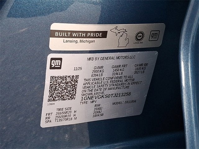 2026 Chevrolet Traverse LT