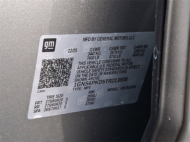 2026 Chevrolet Tahoe Z71