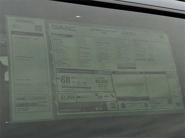 2026 GMC Sierra EV Elevation Extended Range