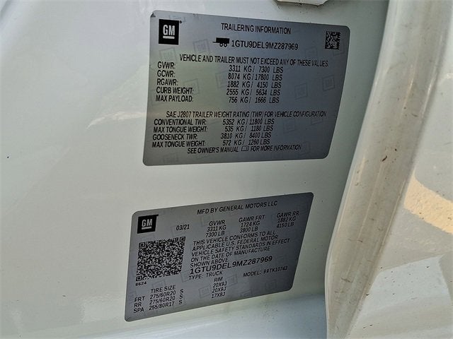 2021 GMC Sierra 1500 SLT