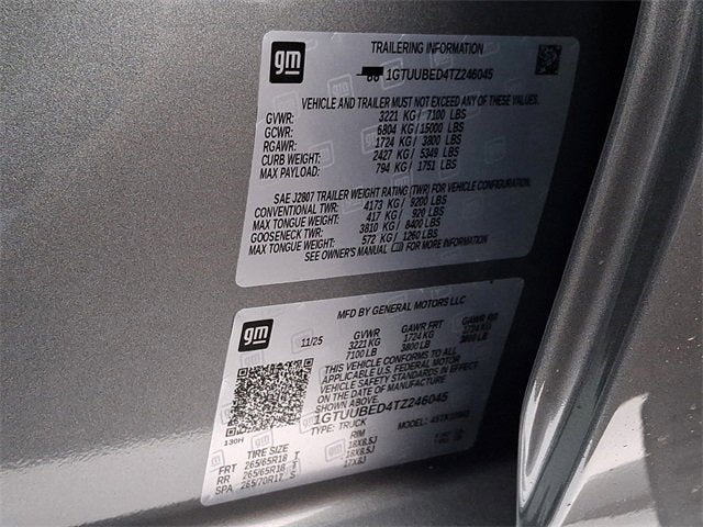 2026 GMC Sierra 1500 SLE