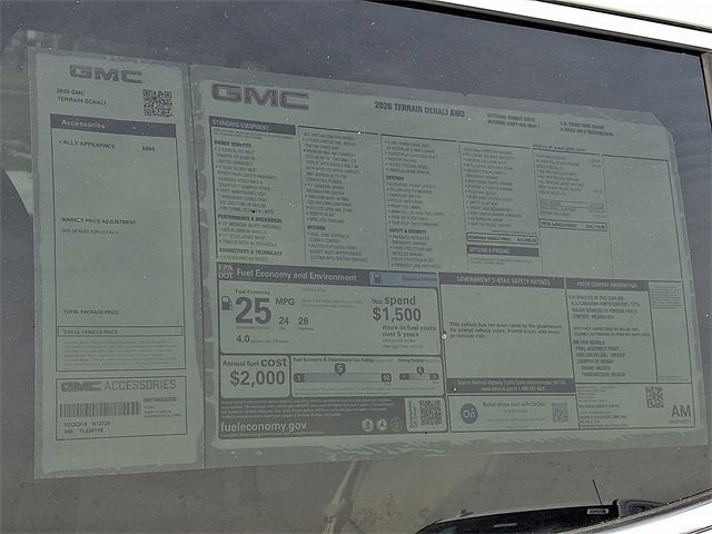 2026 GMC Terrain Denali