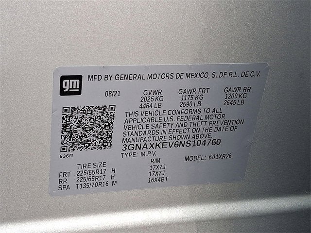 2022 Chevrolet Equinox LT