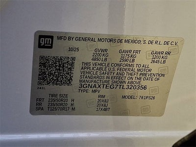 2026 Chevrolet Equinox RS