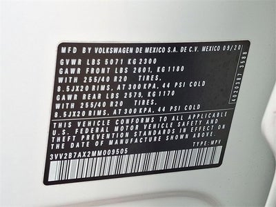 2021 Volkswagen Tiguan 2.0T SE R-Line Black