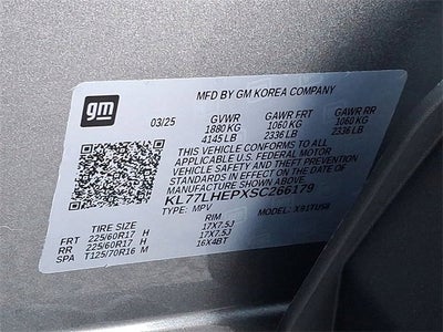 2025 Chevrolet Trax LT