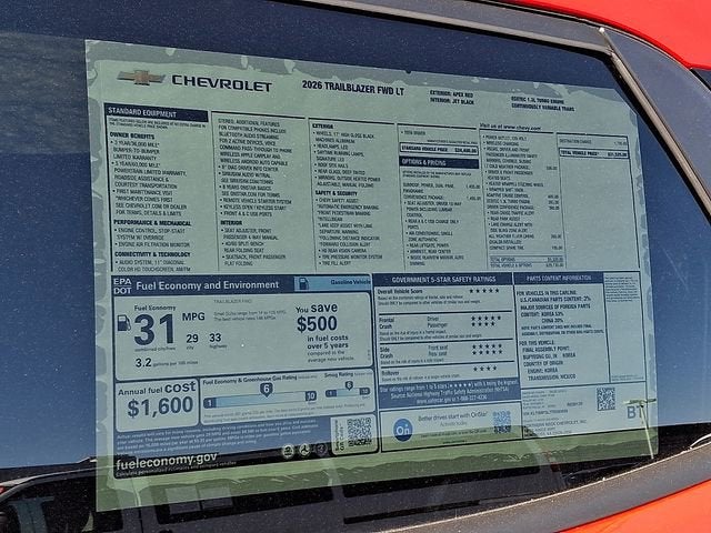 2026 Chevrolet Trailblazer LT