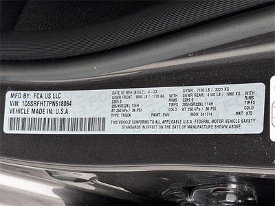 2023 RAM 1500 Limited 4x4 Crew Cab 5'7" Box