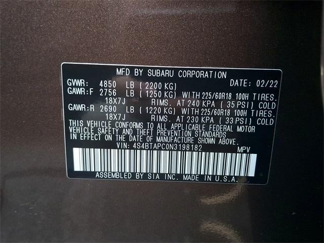 2022 Subaru Outback Touring CVT