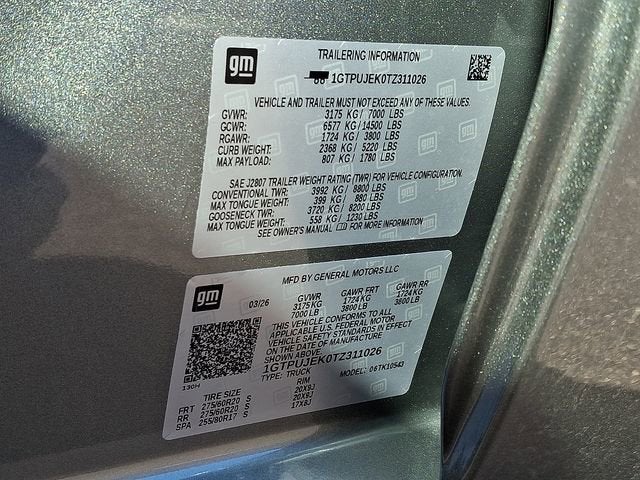 2026 GMC Sierra 1500 Elevation