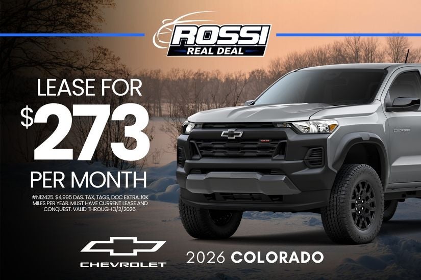2026 Chevy Colorado Lease Deal NJ
