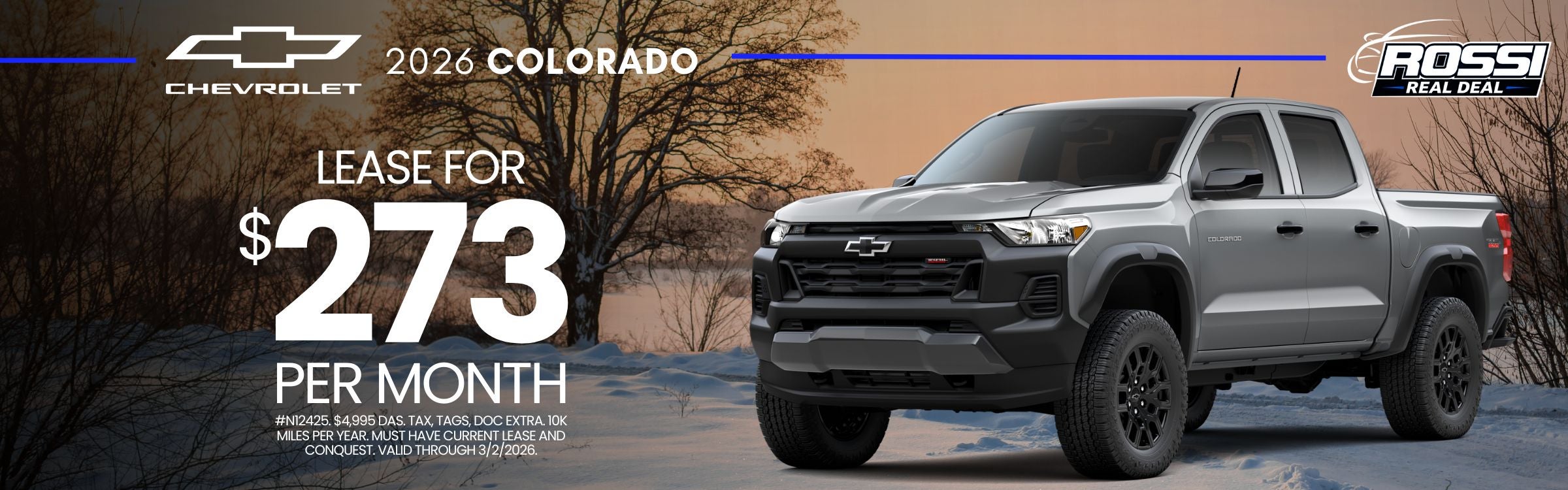 2026 Chevy Colorado Lease Deal NJ