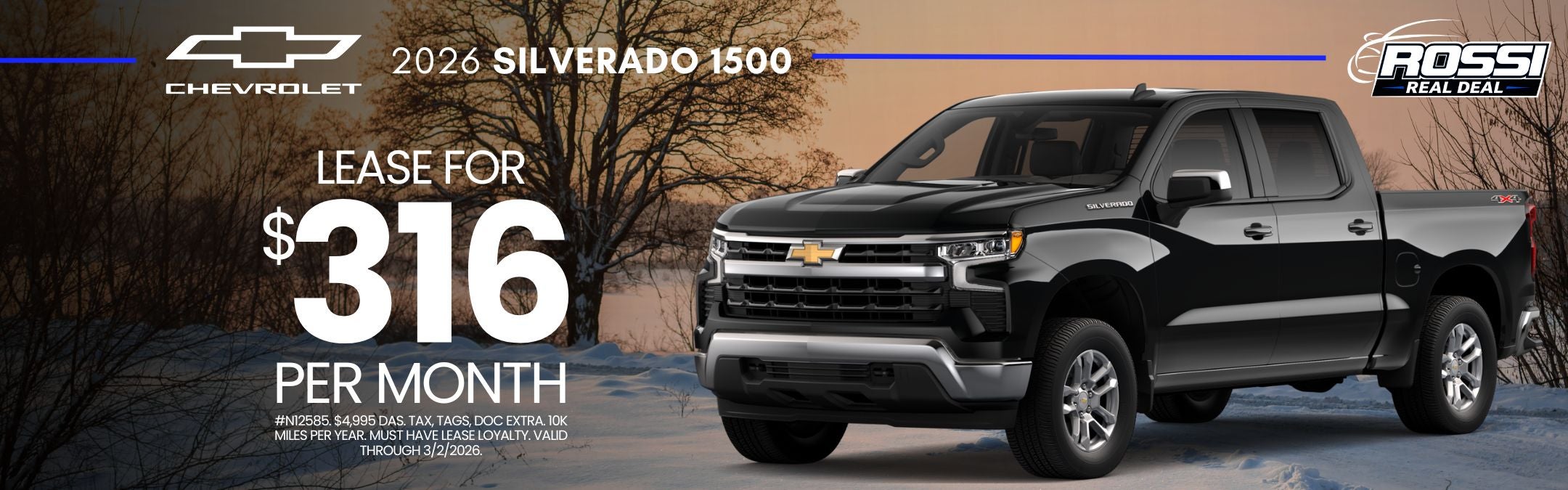 2026 Chevy Silverado Lease Deal NJ
