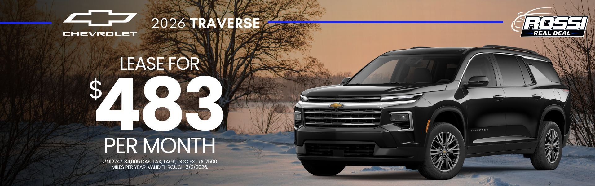 2026 Chevy Traverse Lease Deals NJ