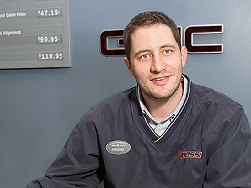 Michael from Rossi Chevrolet GMC Service center