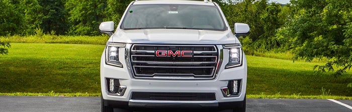 A white 2021 GMC Yukon