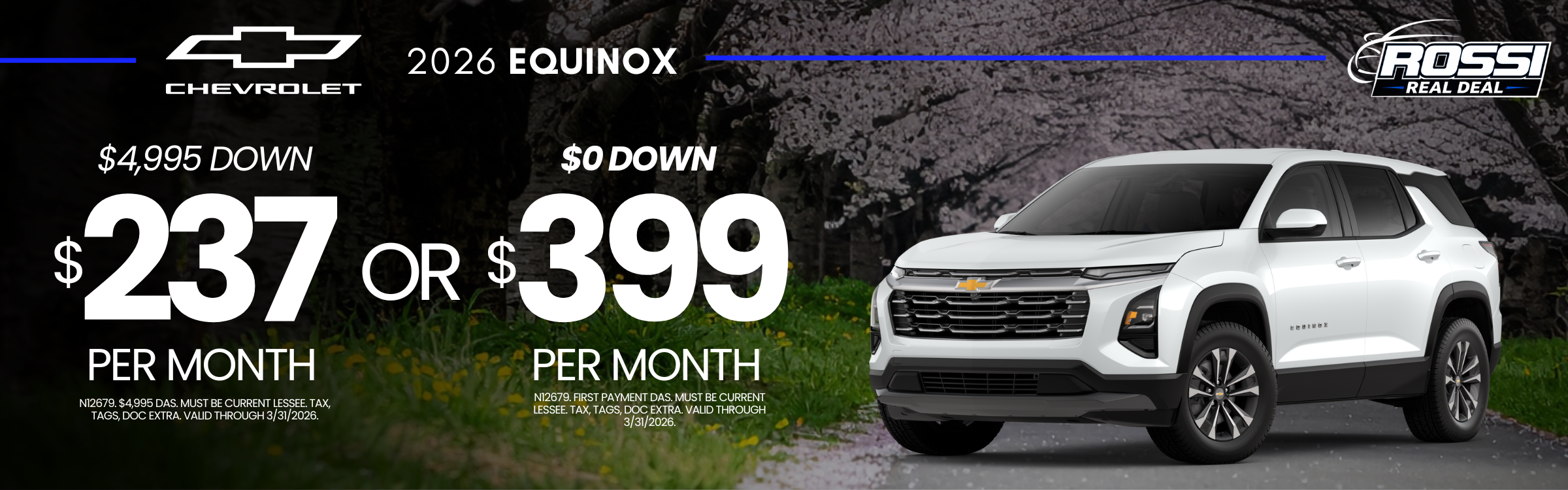 2026 Chevy Equinox Lease Deal near Washington, NJ