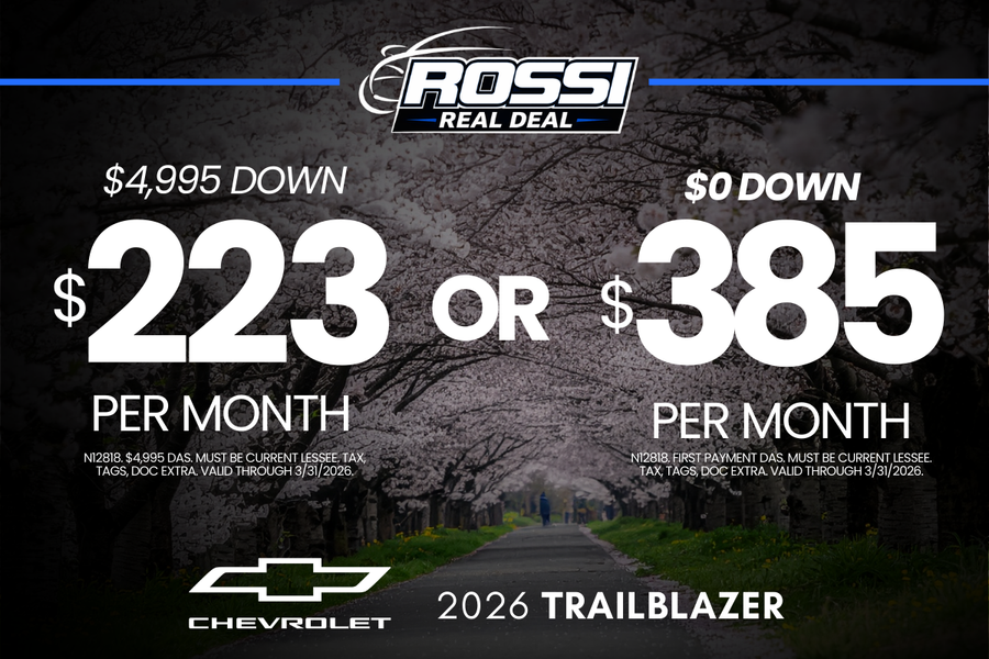 2026 Chevy Trailblazer Lease Deal near Washington, NJ